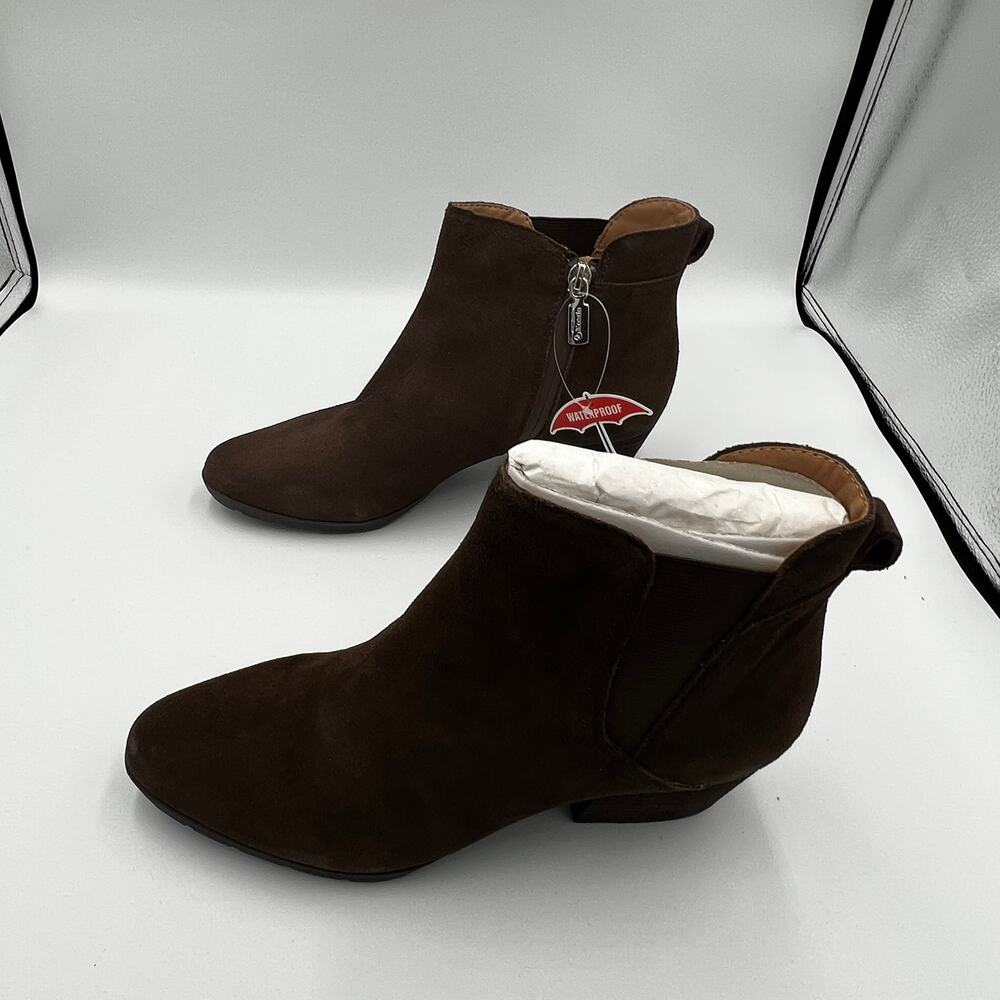 NWB Blondo Victory Waterproof Ankle Boots Brown Women's Size 7.5M - Picture 4 of 9